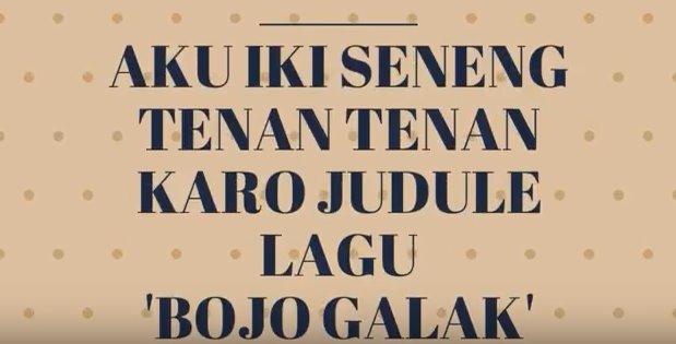 Download Video Status Whatsapp Video 30 Detik Status Lagu Bojo Galak